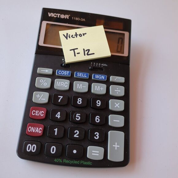 Extra Large 12 Digit Desktop Calculator with‎ Adjustable Tilt LCD Solar Power - Picture 12 of 12
